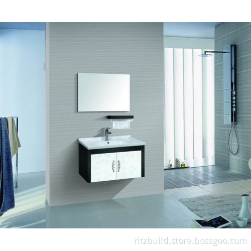 Bathroom Furniture MDF Double Bathroom Cabinet with Mirror